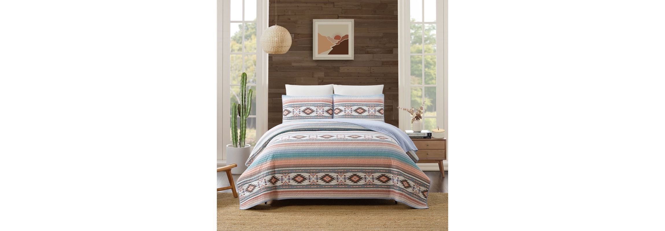 Sunset Canyon 100% Cotton Quilt Set