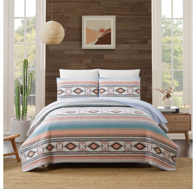 Sunset Canyon 100% Cotton Quilt Set