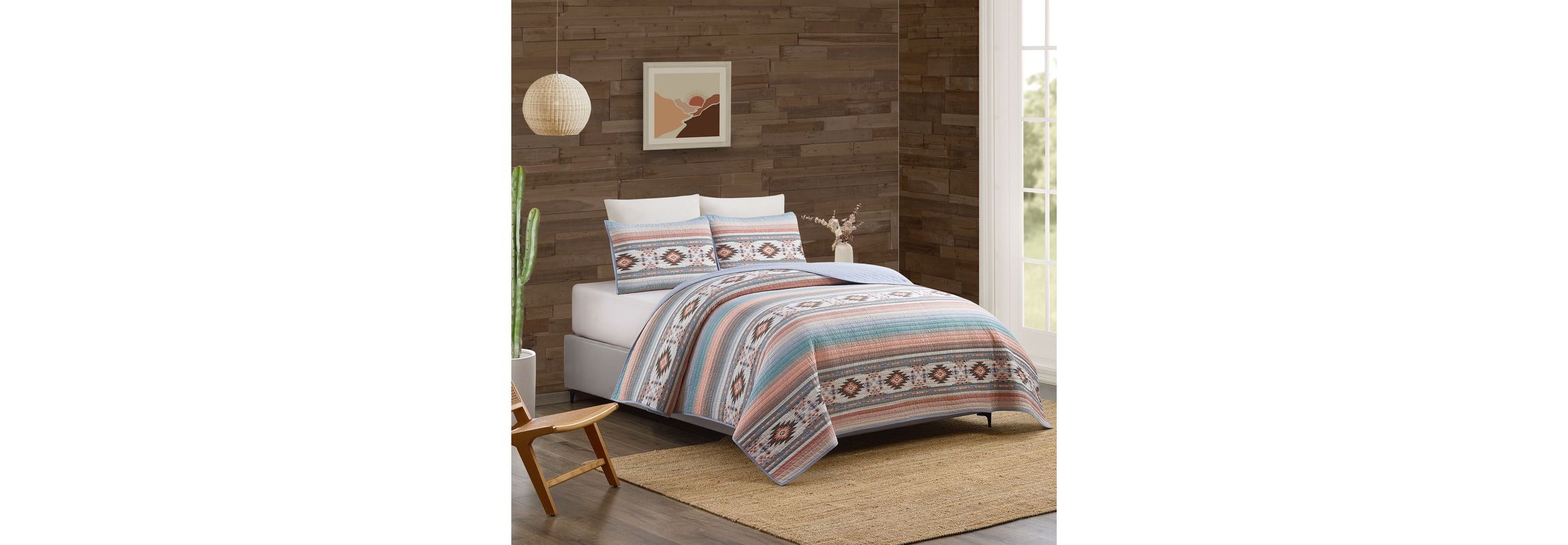 Sunset Canyon 100% Cotton Quilt Set