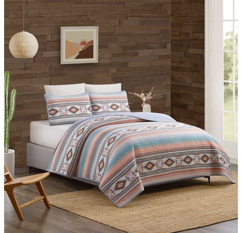 Sunset Canyon 100% Cotton Quilt Set