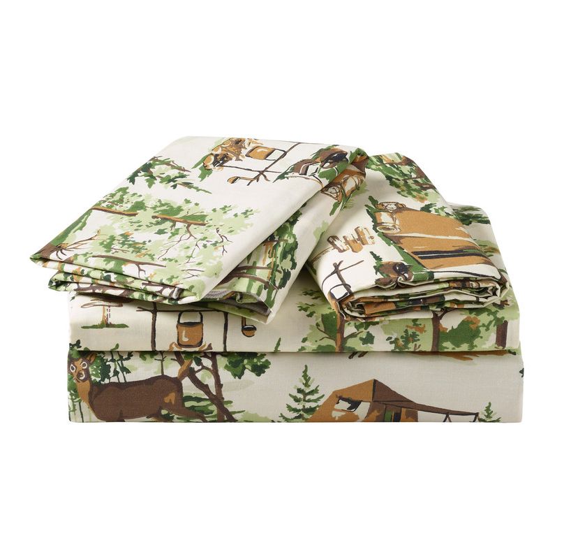 Camp Wandawega 100% Cotton Percale Sheet Set