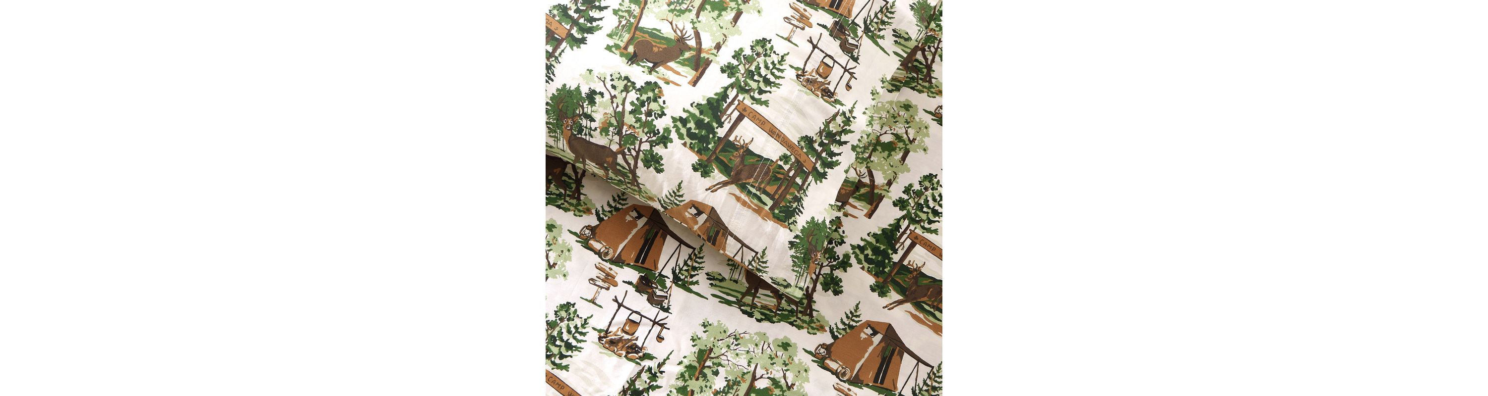 Camp Wandawega 100% Cotton Percale Sheet Set