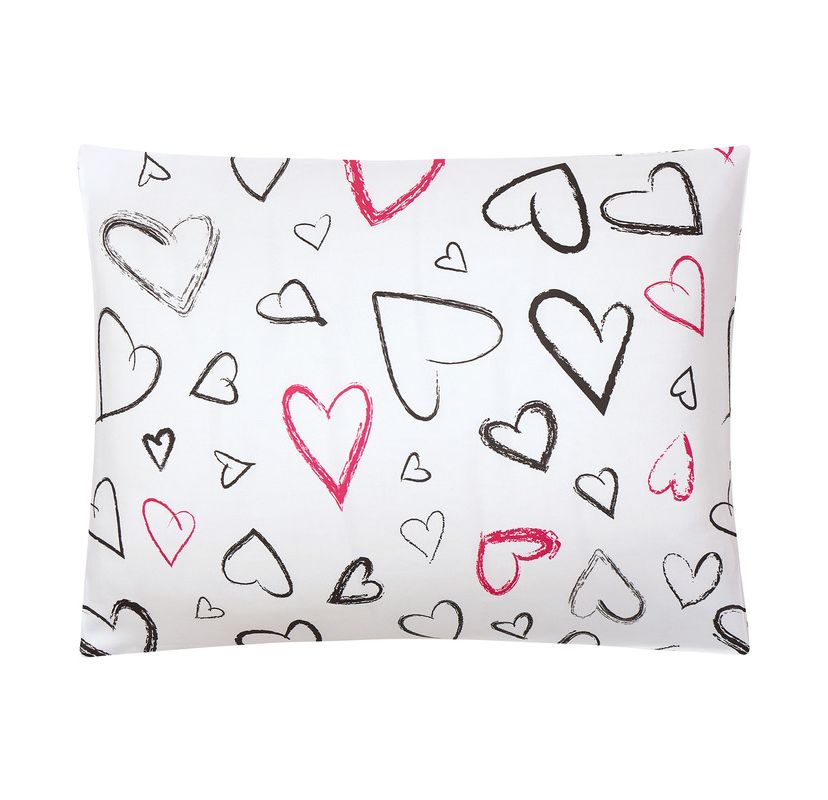 Roxy Hearts Reversible Comforter Set