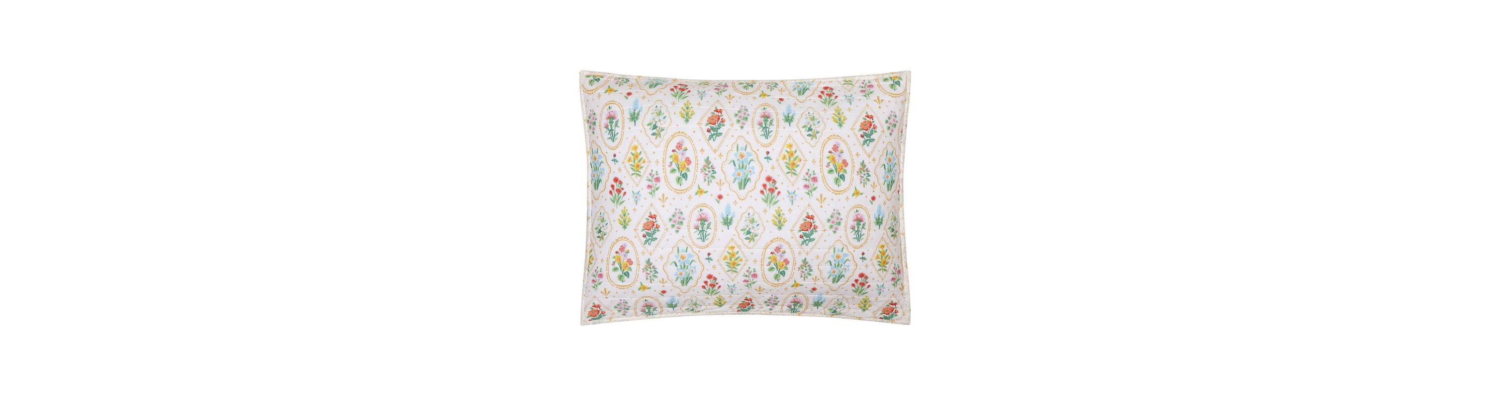 Floral Wallpaper Cotton Quilt Set by Angela Staehling