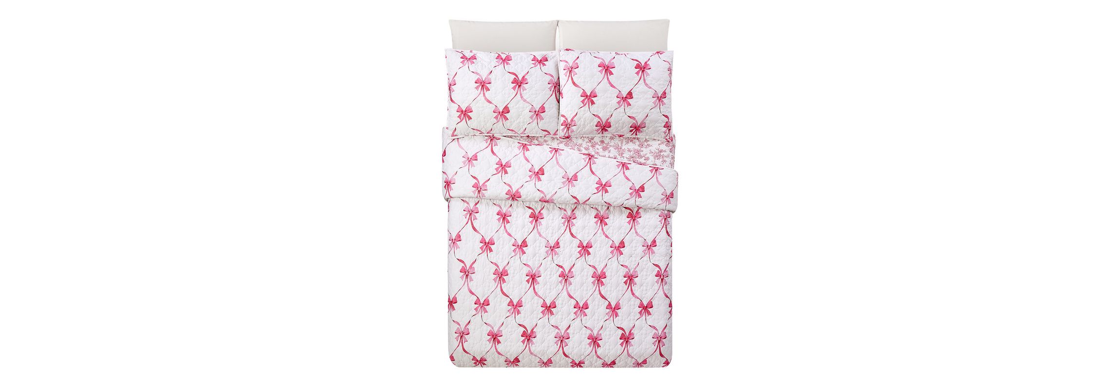 Abigail Bow Reversible Quilt Set