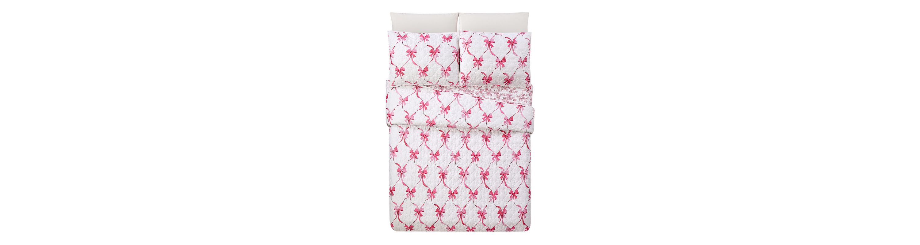 Abigail Bow Reversible Quilt Set