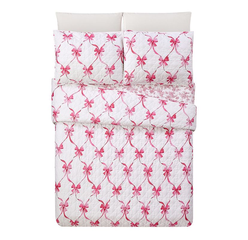 Abigail Bow Reversible Quilt Set