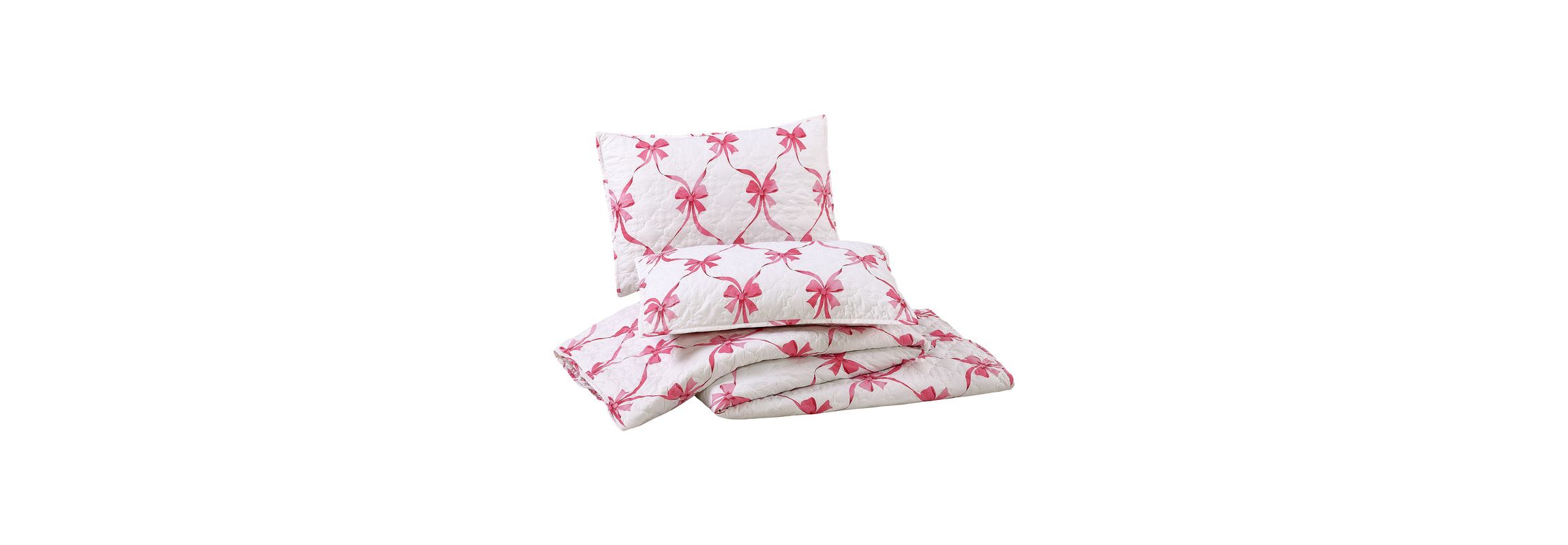 Abigail Bow Reversible Quilt Set