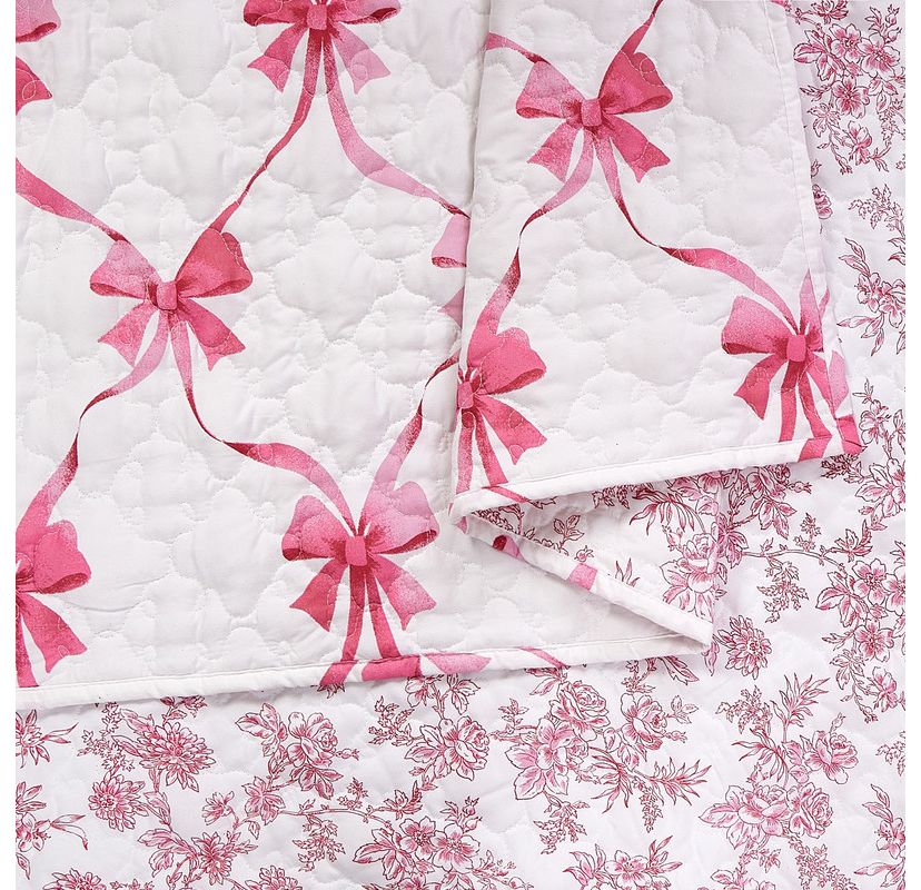 Abigail Bow Reversible Quilt Set