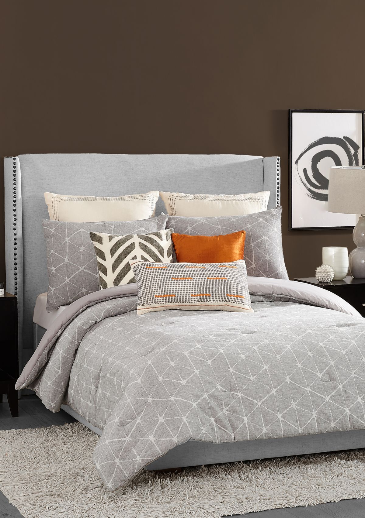 Diamond Comforter 3 Piece Set