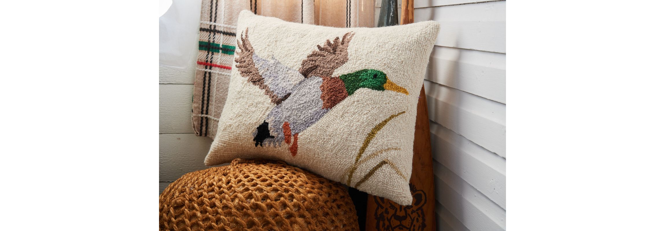 Camp Wandawega Mallard Hook Pillow