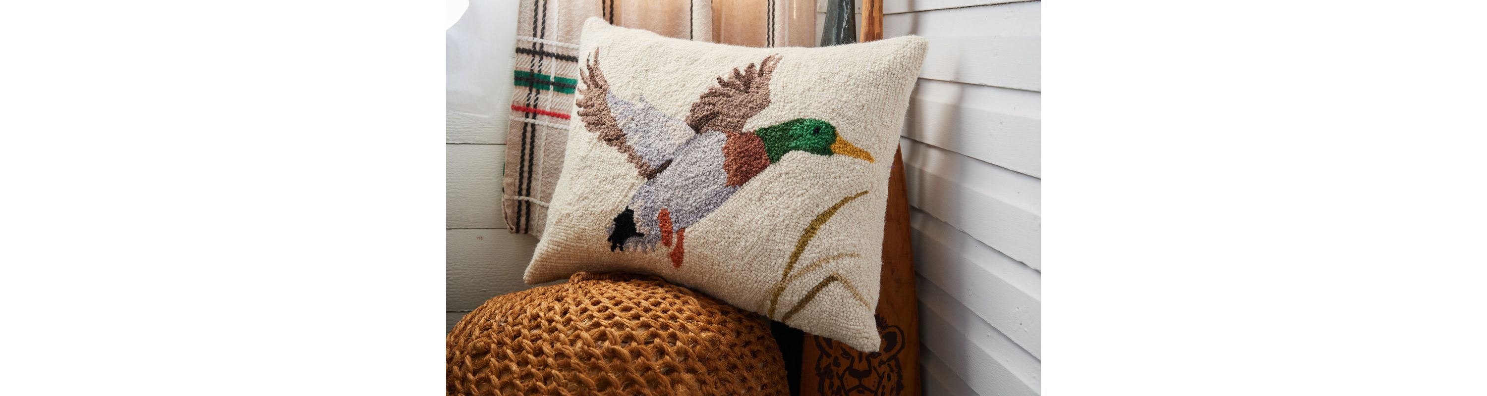 Camp Wandawega Mallard Hook Pillow