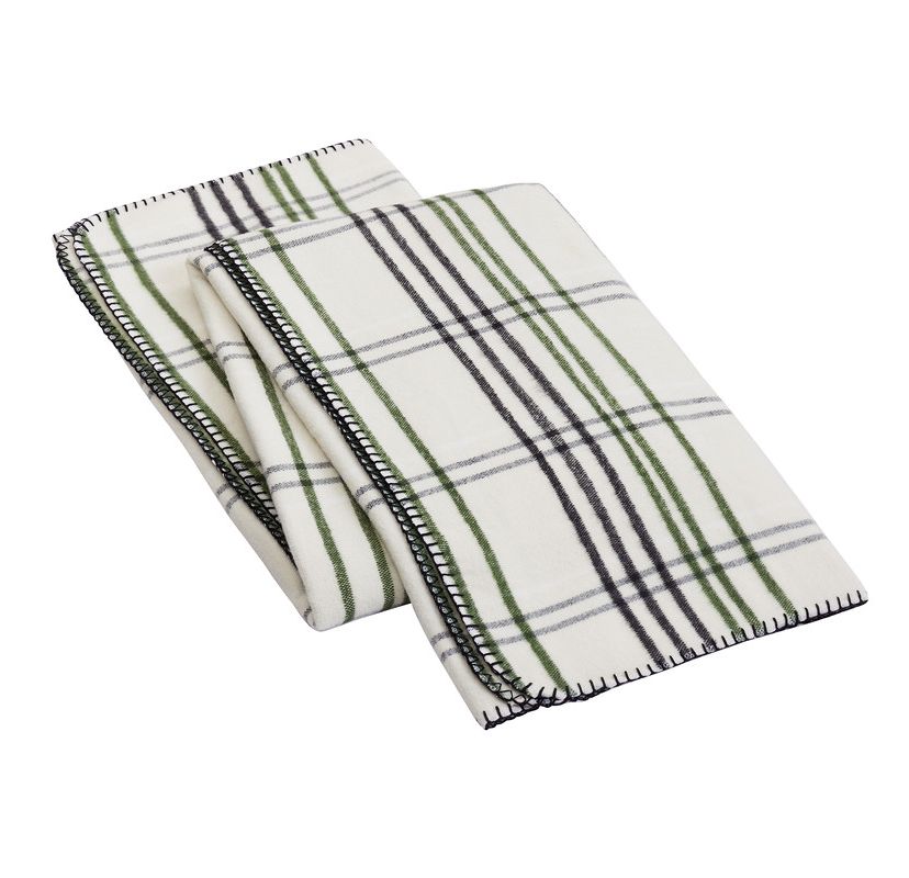 Camp Wandawega Oversized Plaid Throw