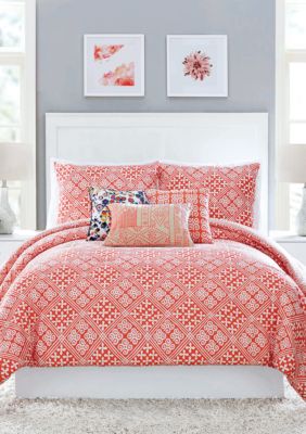 Vera Bradley Cuban Tiles 3 Piece Comforter Set King Belk