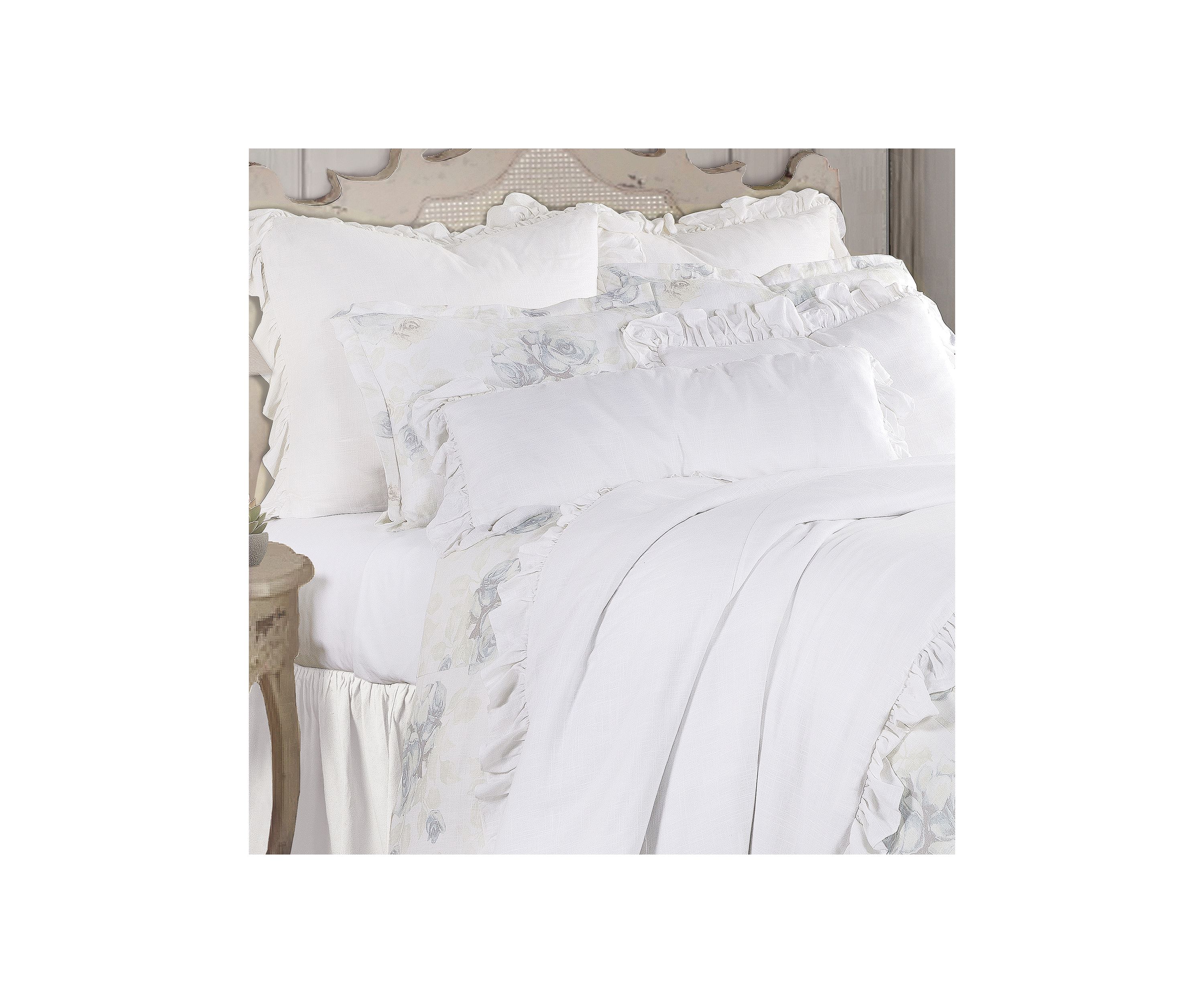 Rosaline Washed Linen Comforter Set