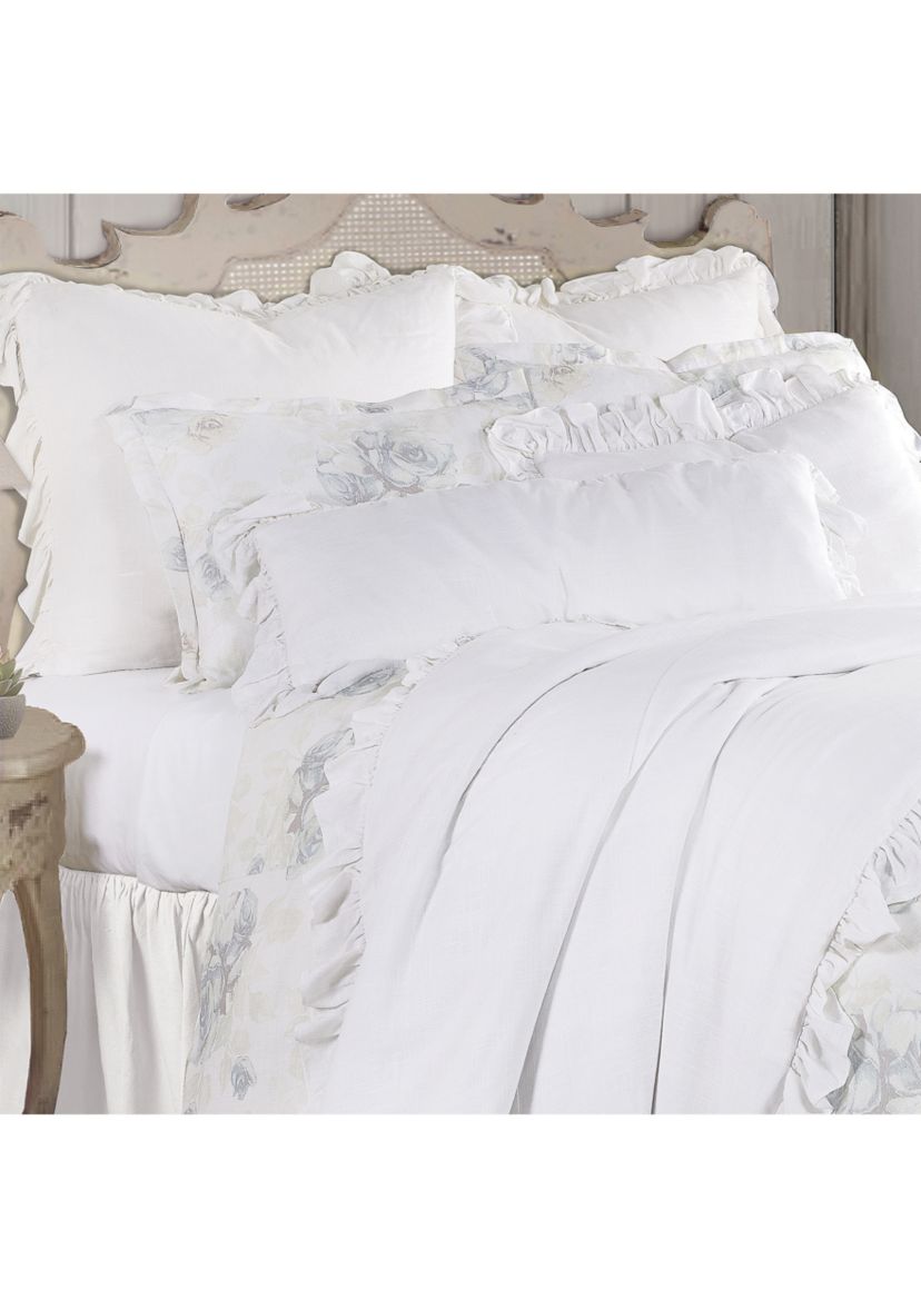 Rosaline Washed Linen Comforter Set