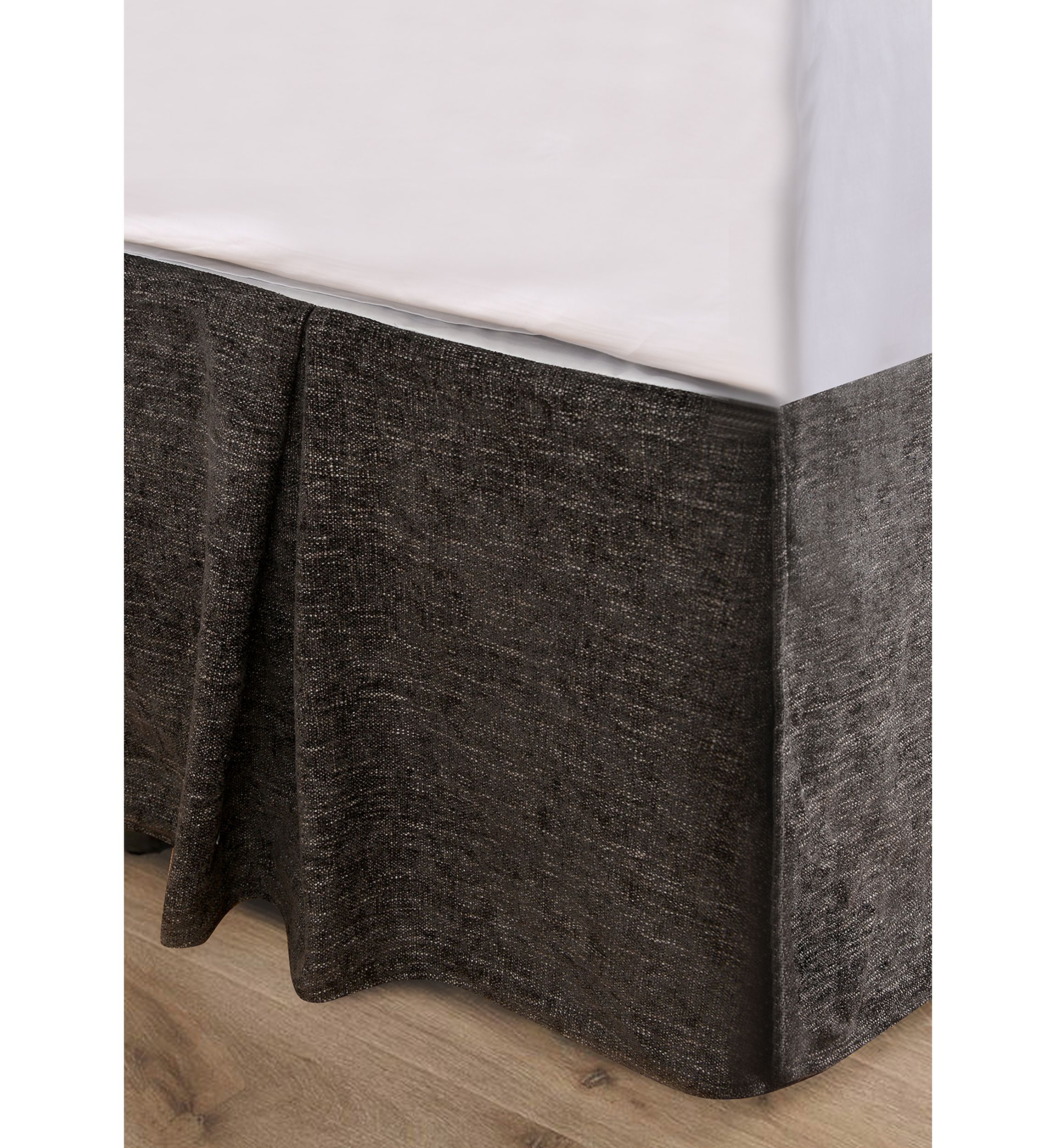 Black Chenille Bed Skirt