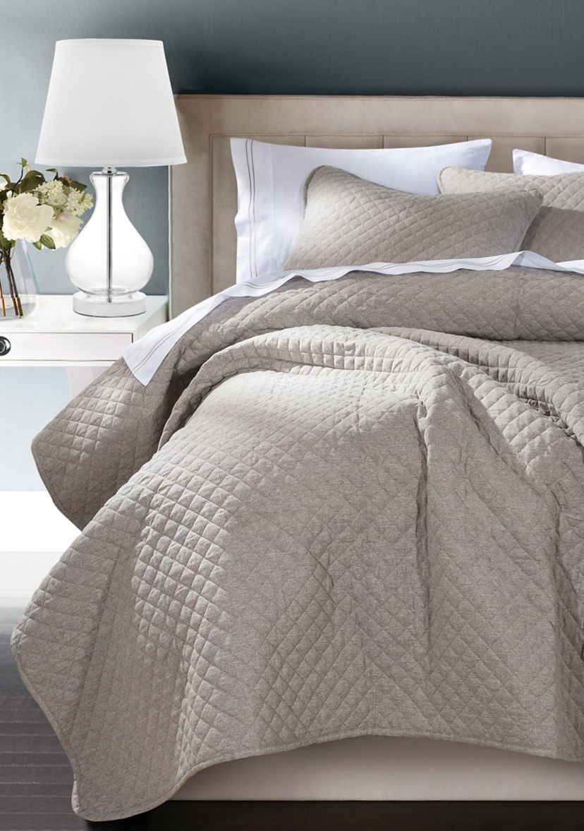 Anna Diamond Quilted Coverlet Set