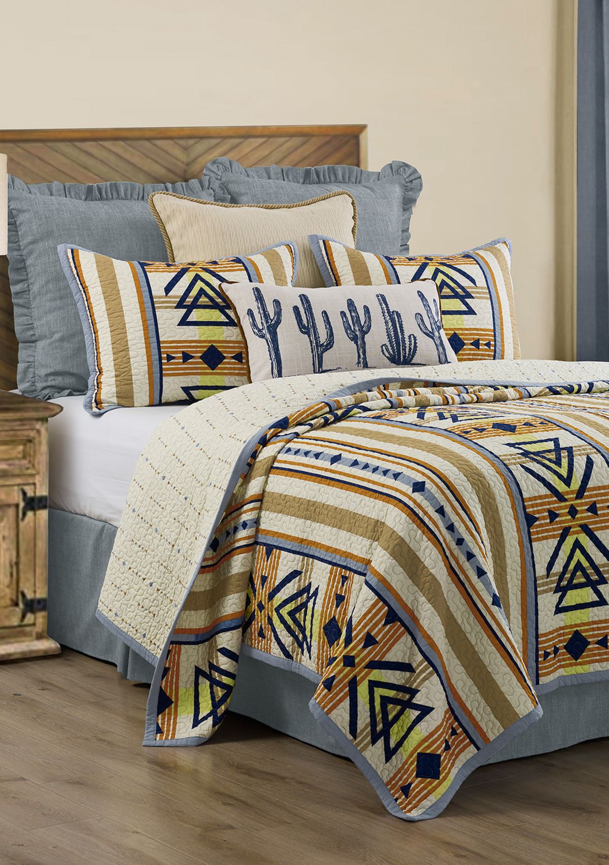 Pontiac Reversible Quilt Set