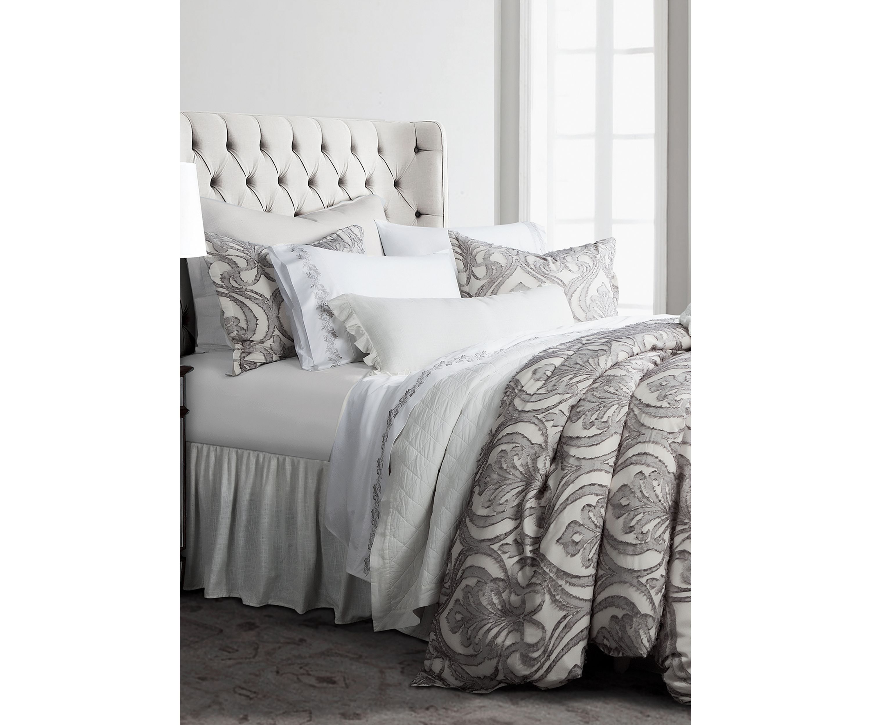 Nicole Damask Duvet Cover Set