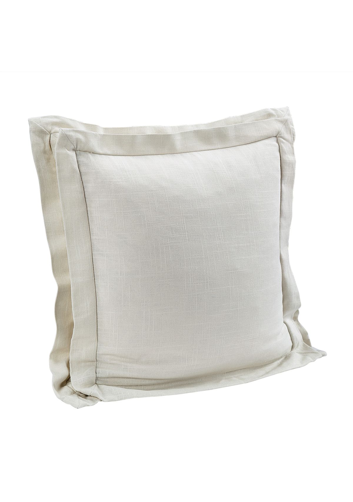 Luna Double Flanged Washed Linen Pillow
