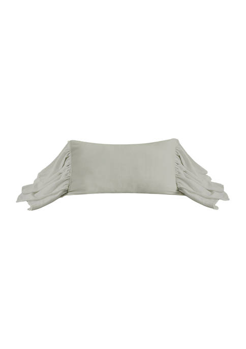 HiEnd Accents Long Ruffled Pillow