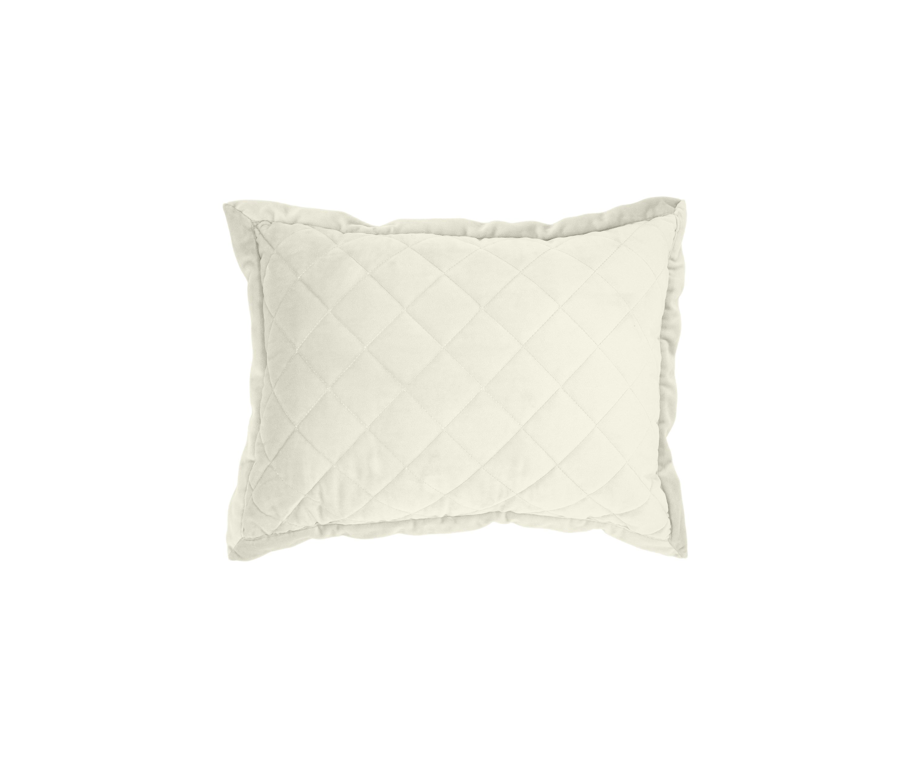 Velvet Diamond Quilted Boudoir Pillow