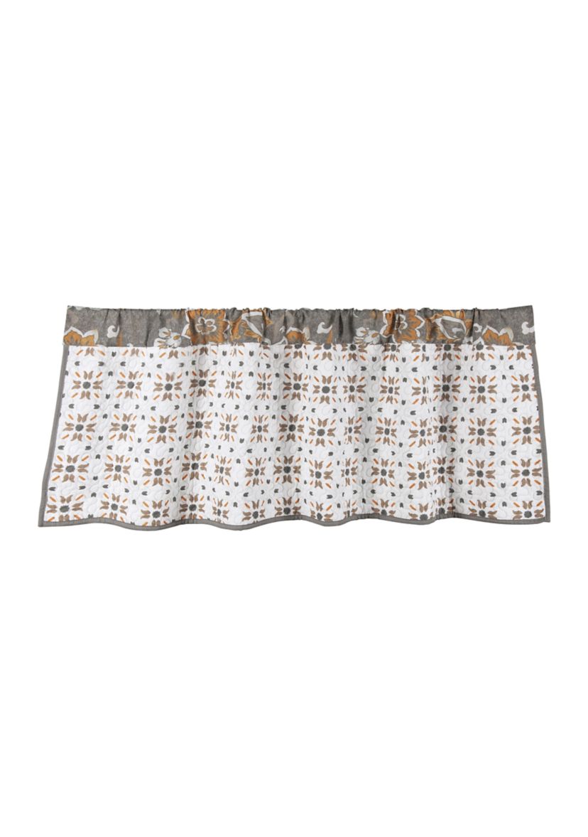 Abbie Western Paisley Quilted Valance