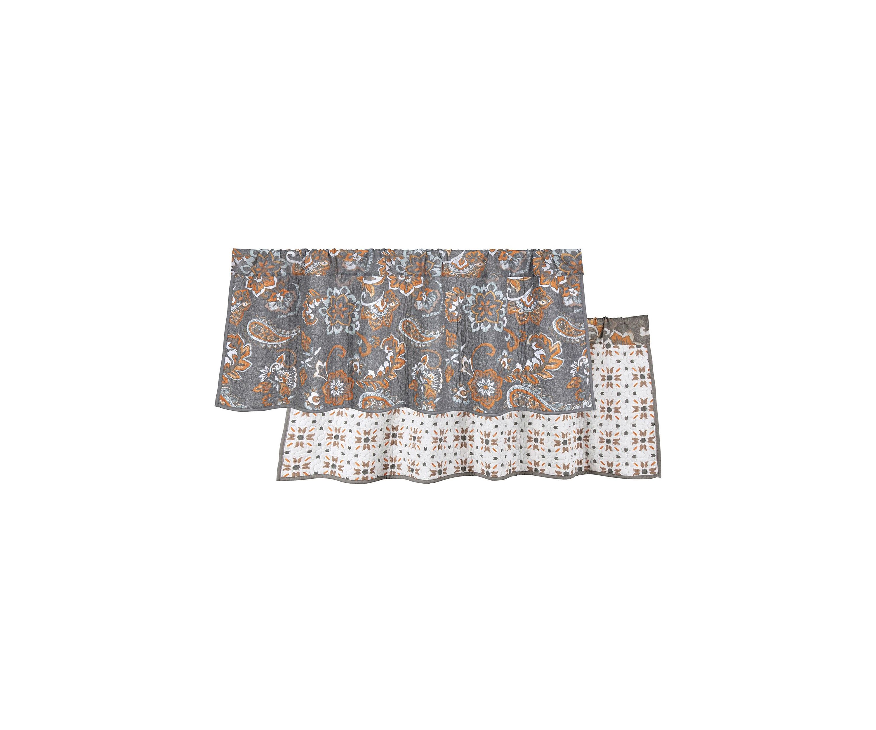 Abbie Western Paisley Quilted Valance
