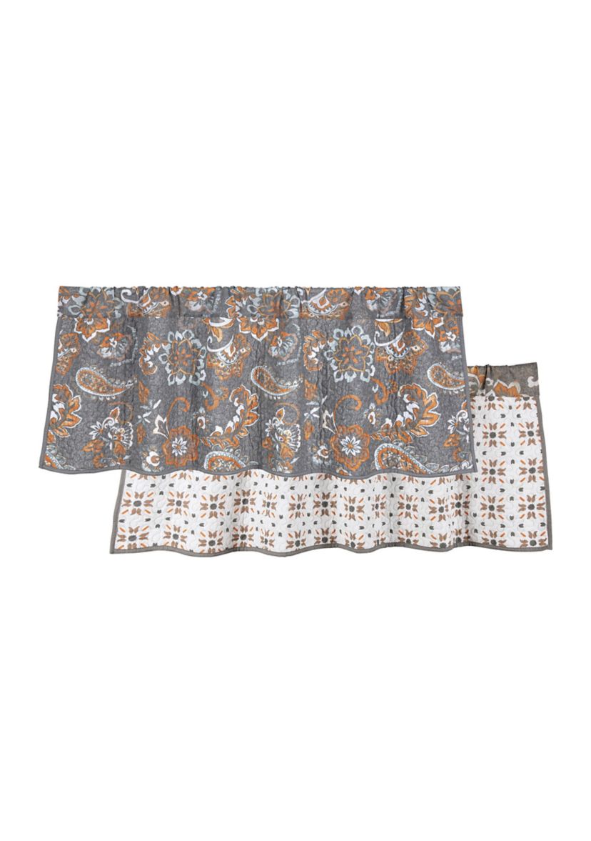 Abbie Western Paisley Quilted Valance