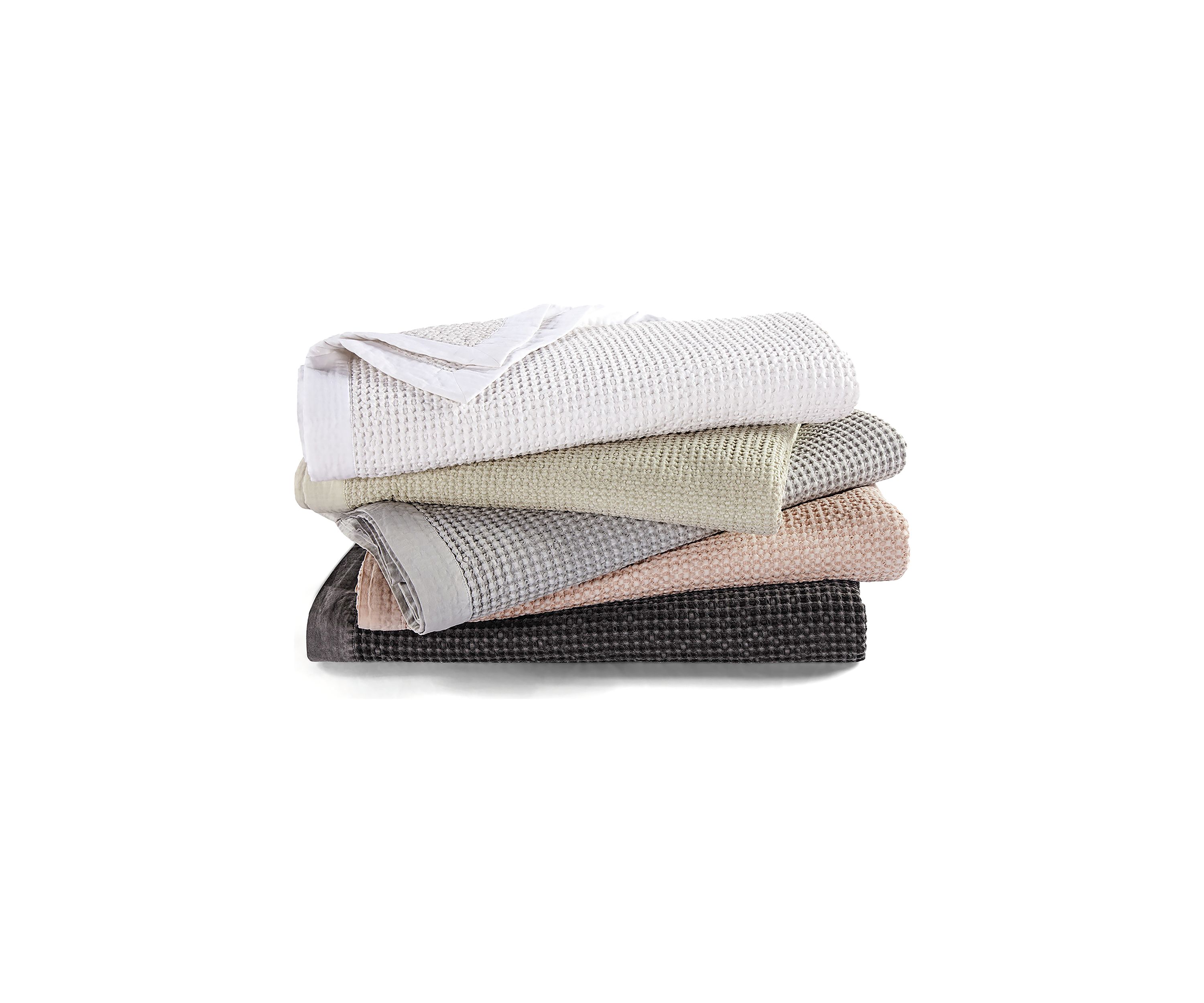 Waffle Weave Cotton Coverlet