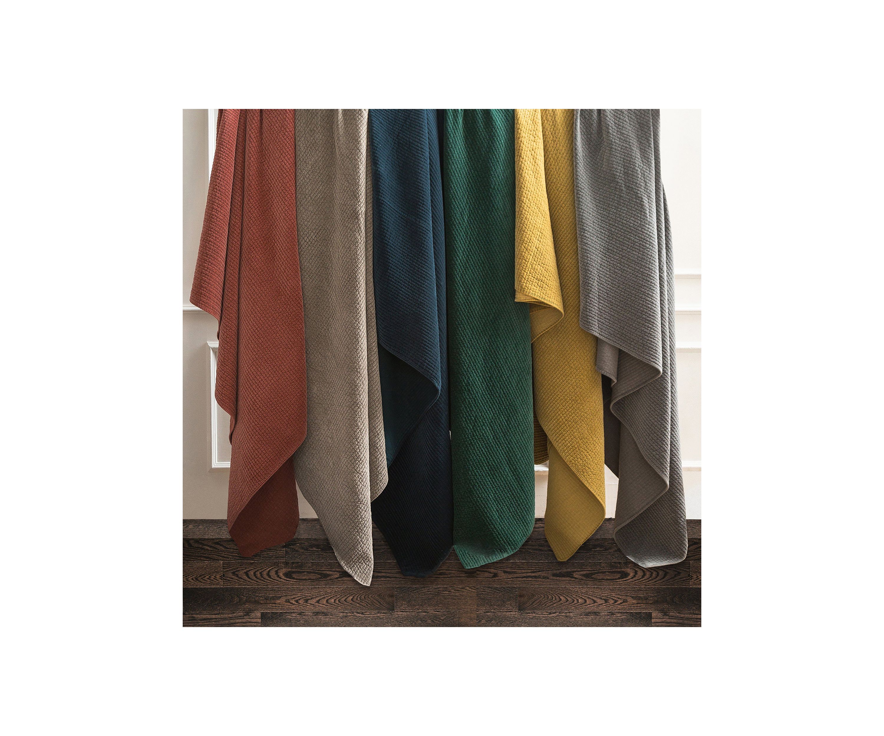 Stonewashed Cotton Velvet Quilt