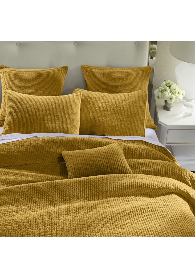 Stonewashed Cotton Velvet Quilt