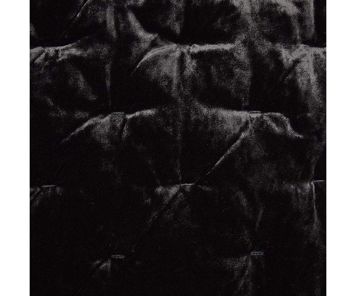 HiEnd Accents Stella Solid Color Faux Silk Velvet Romantic Modern Rustic 1 Piece Quilt