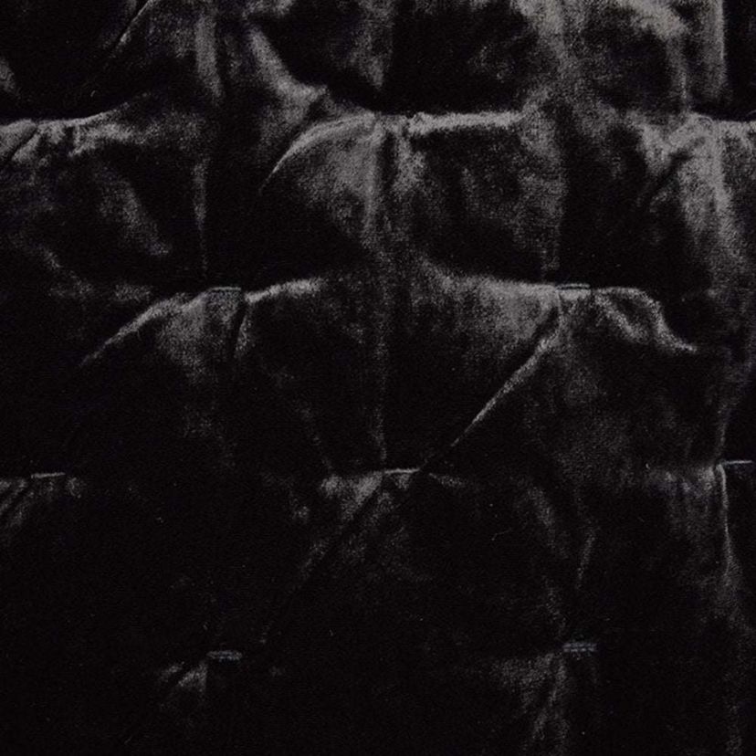 HiEnd Accents Stella Solid Color Faux Silk Velvet Romantic Modern Rustic 1 Piece Quilt