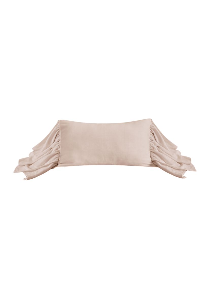 Luna Washed Linen Long Ruffled Pillow