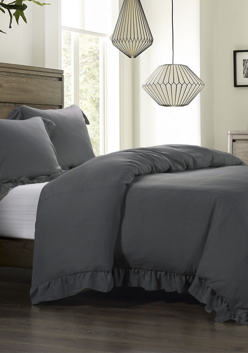 Lily Washed Linen Duvet Cover