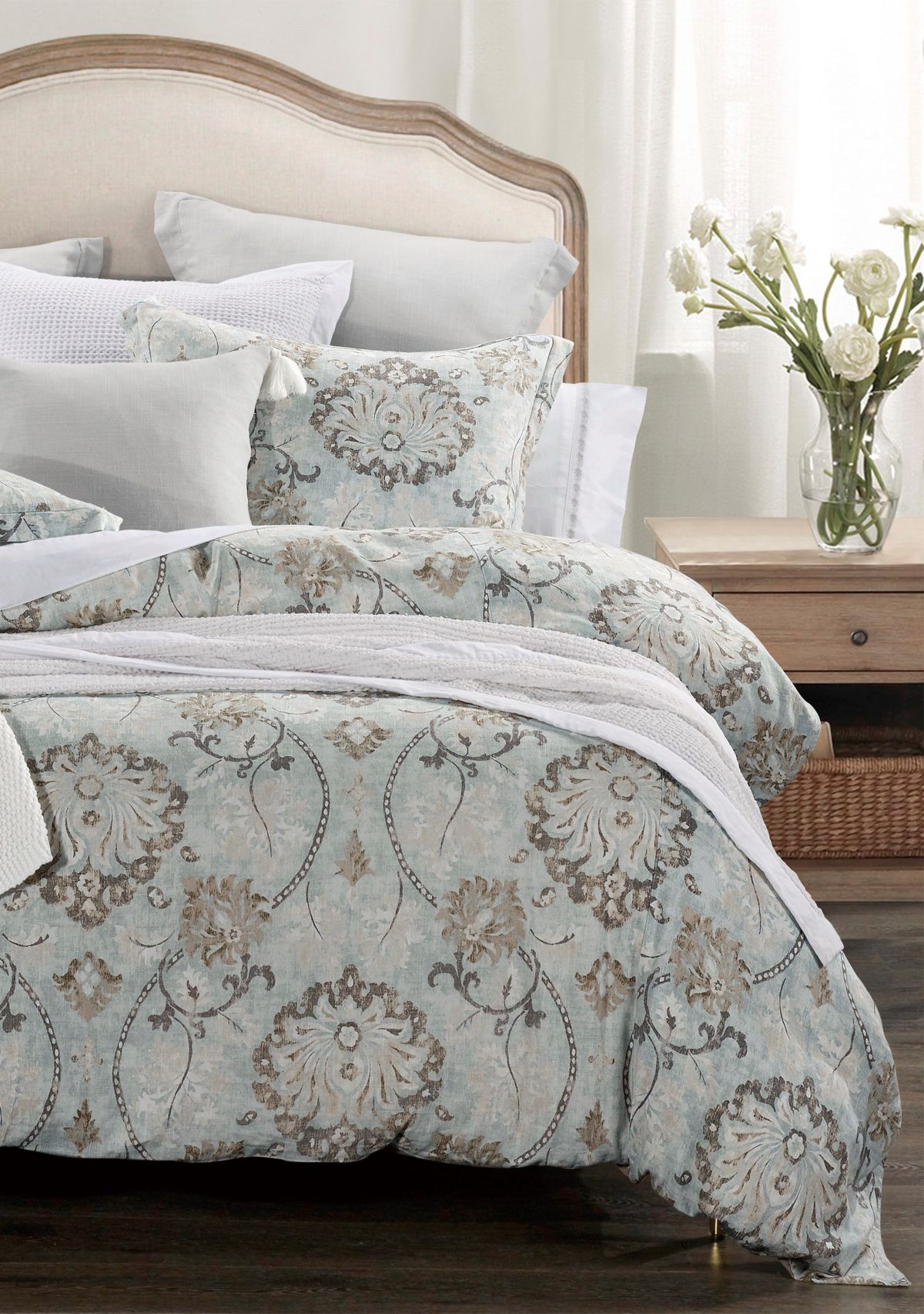 Dalia Victorian Floral Duvet Cover Set, 3 Piece