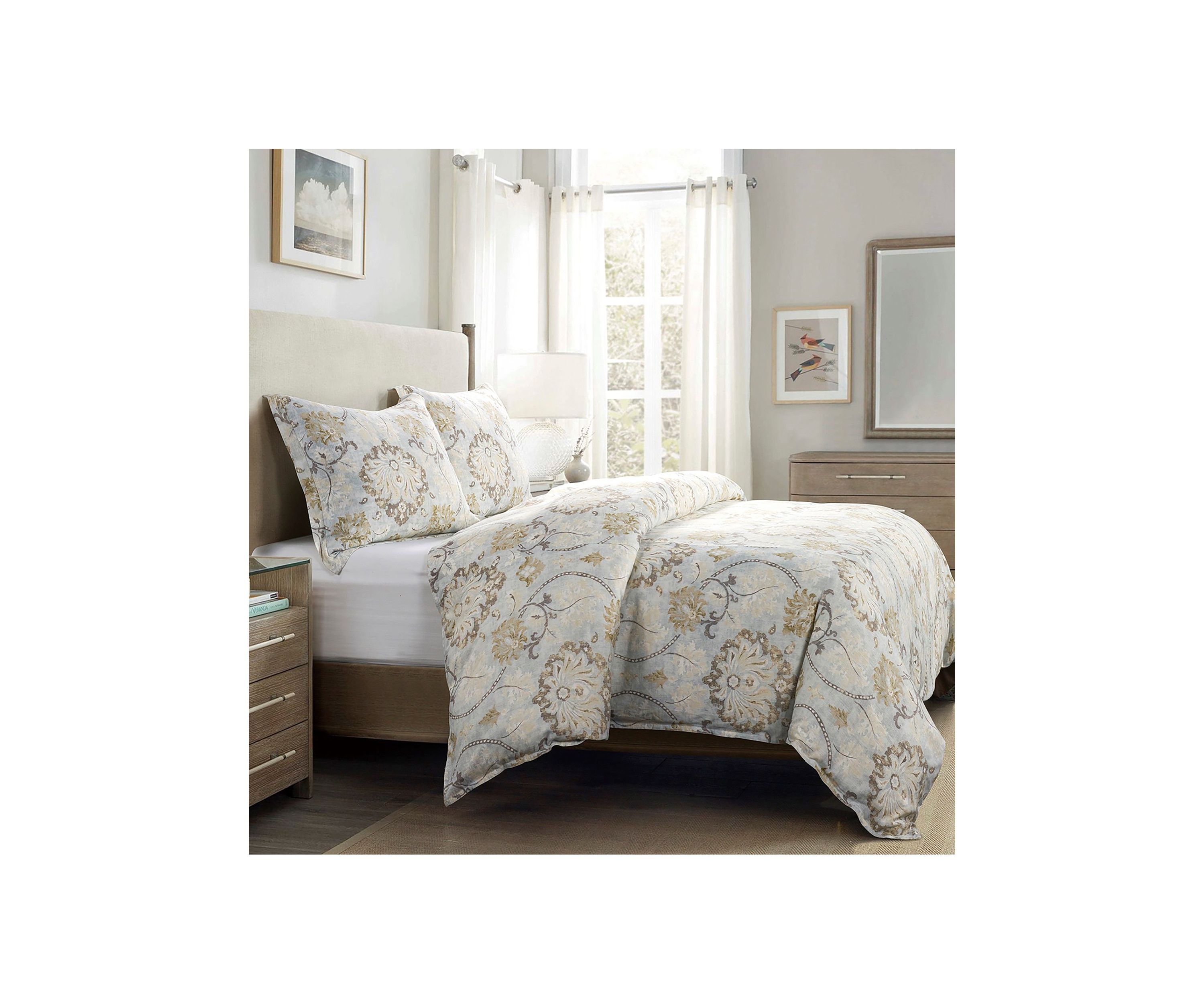 Dalia Victorian Floral Duvet Cover Set, 3 Piece
