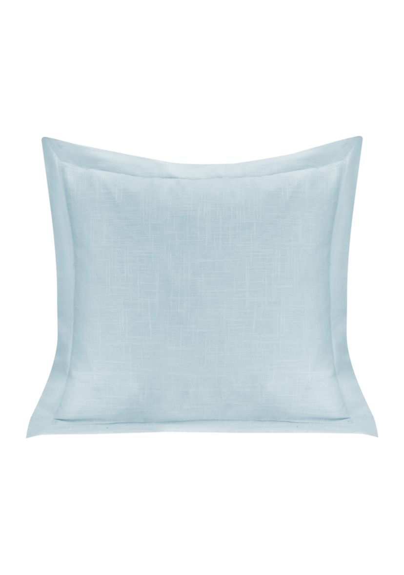Luna Single Flanged Washed Linen Pillow