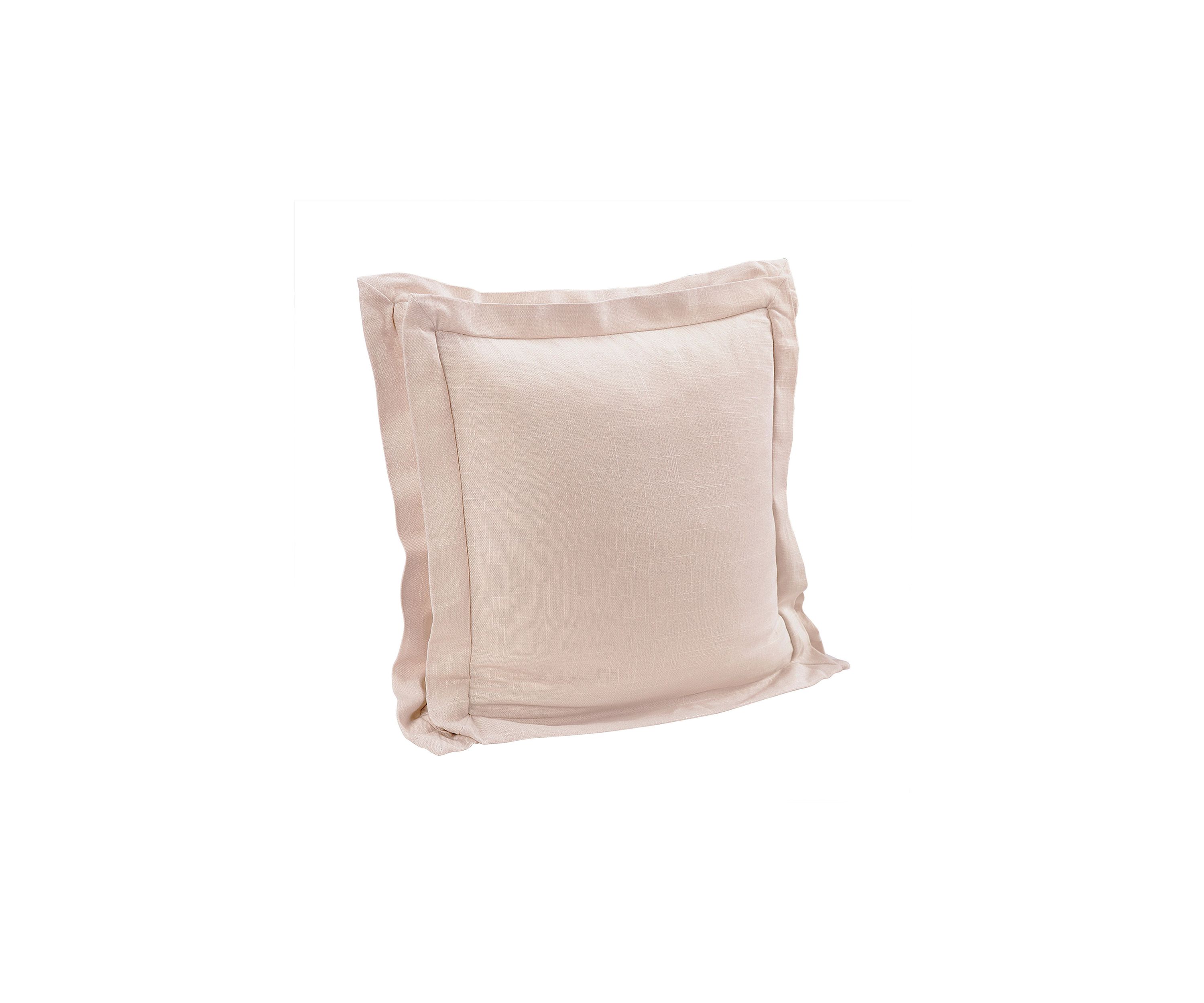 Luna Double Flanged Washed Linen Pillow