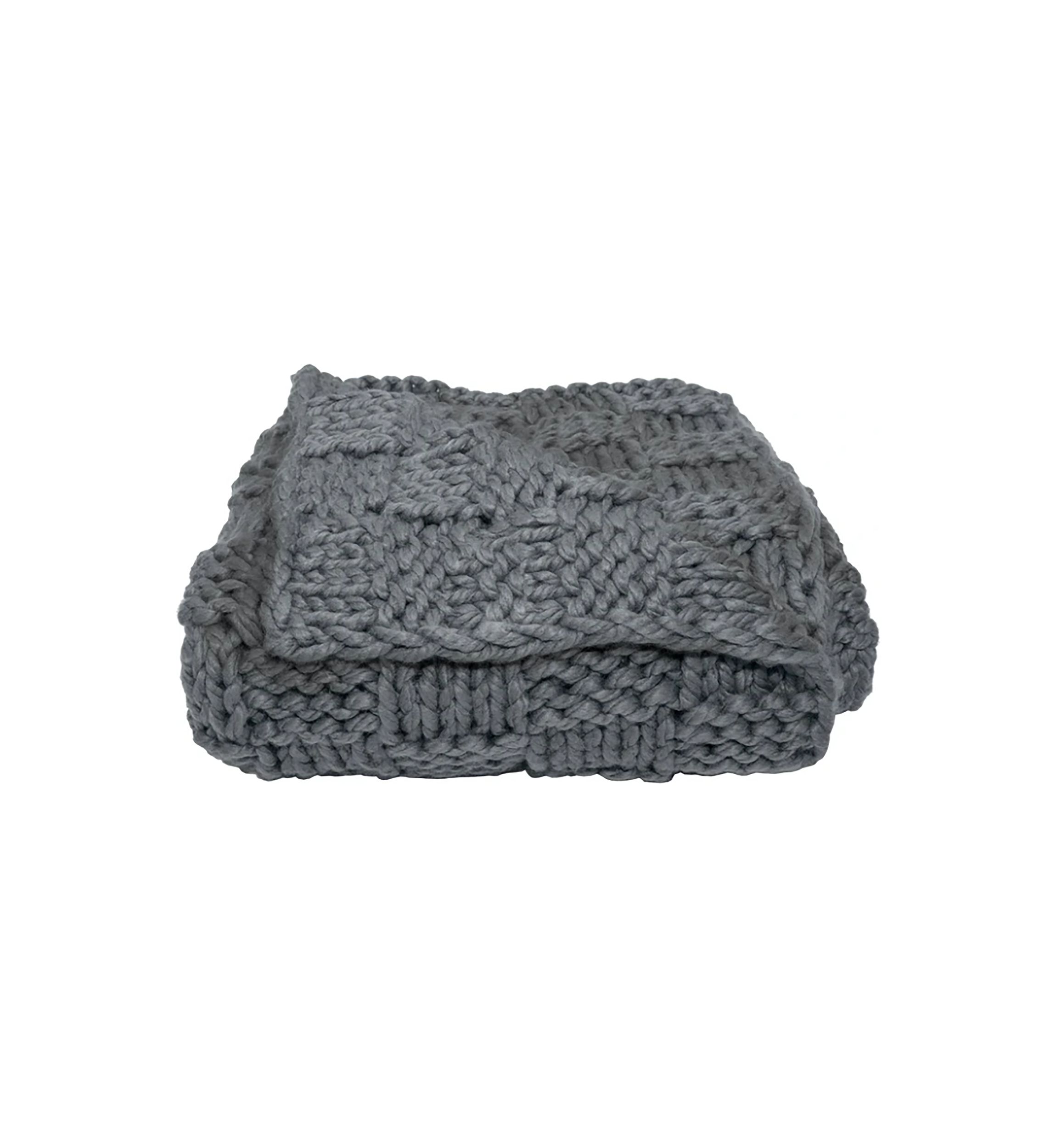 Chess Knit Throw
