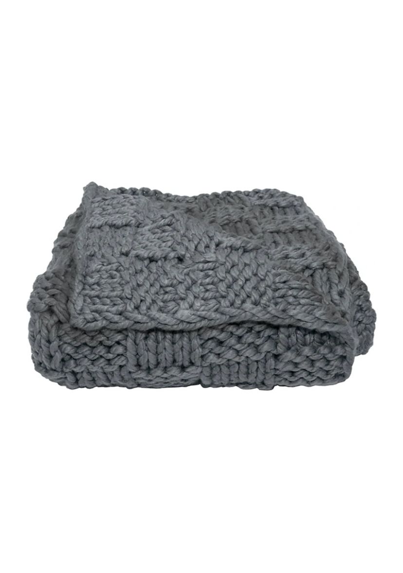 Chess Knit Throw