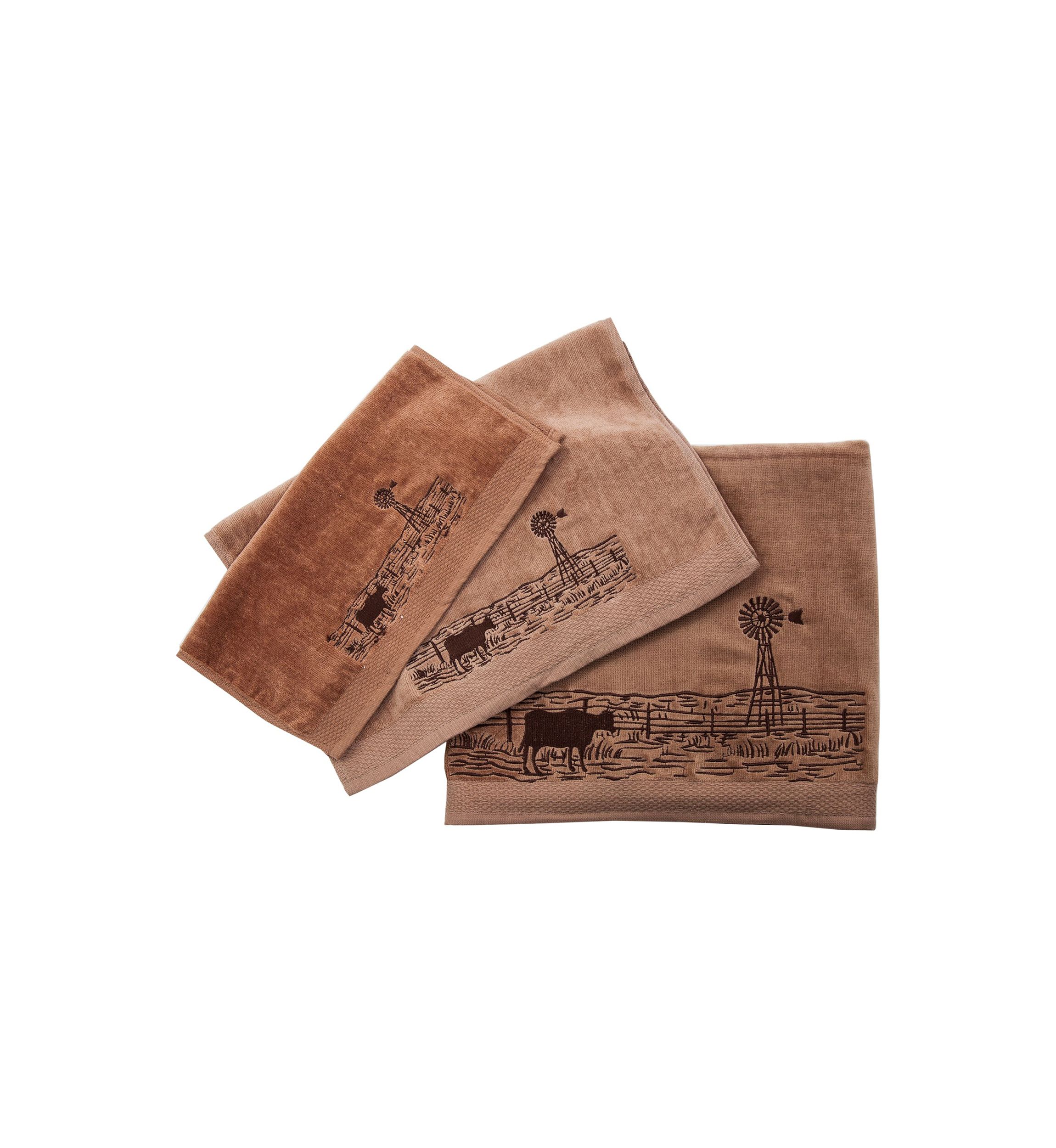 Jasper Embroidered Windmill Towel Set