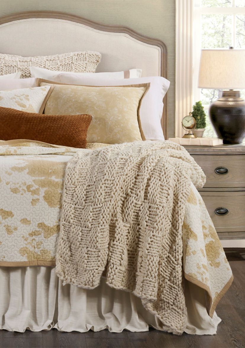 Elsa Cowhide Reversible Quilt Set, 3-Piece