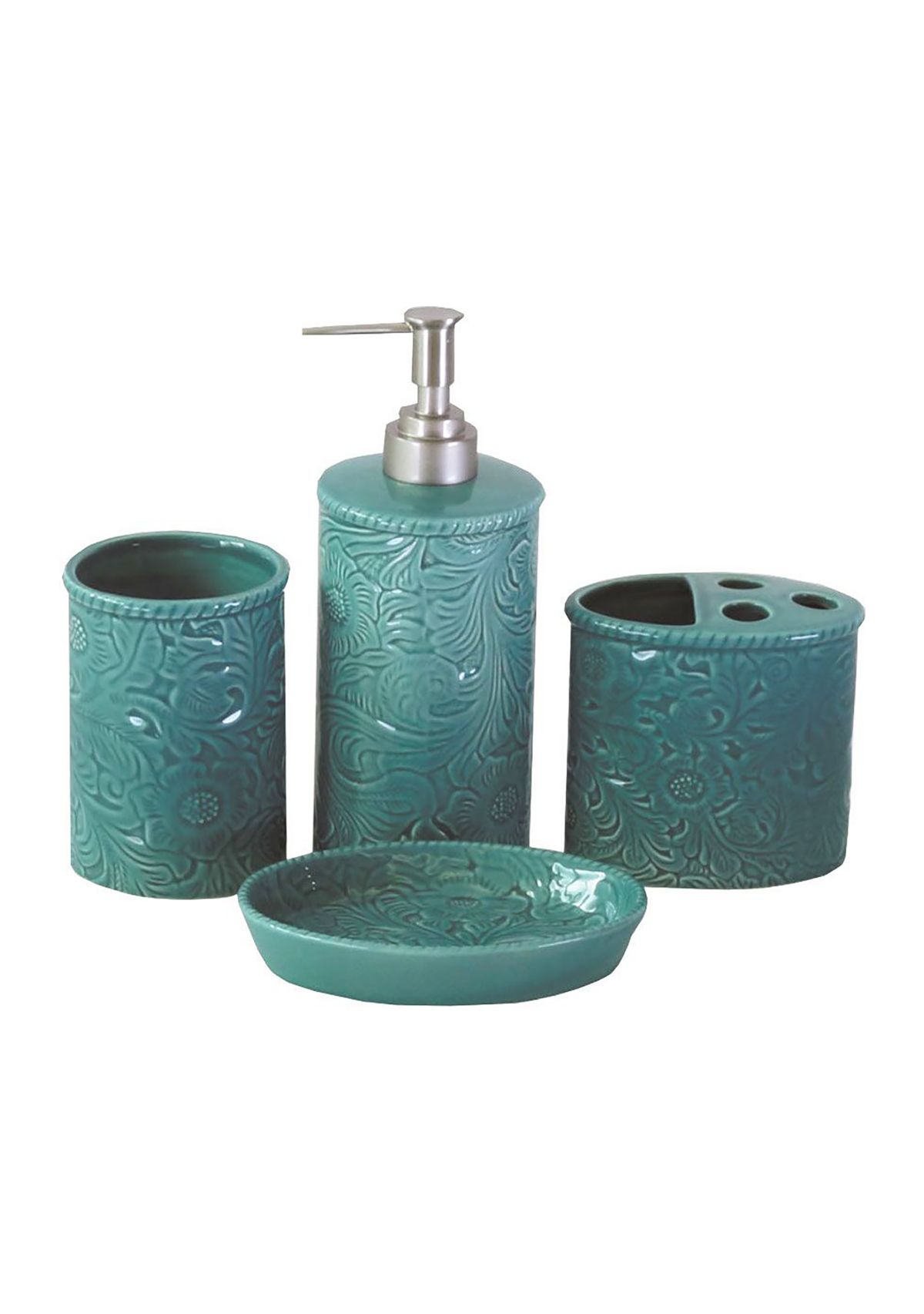 Savannah Ceramic Countertop Bathroom Set