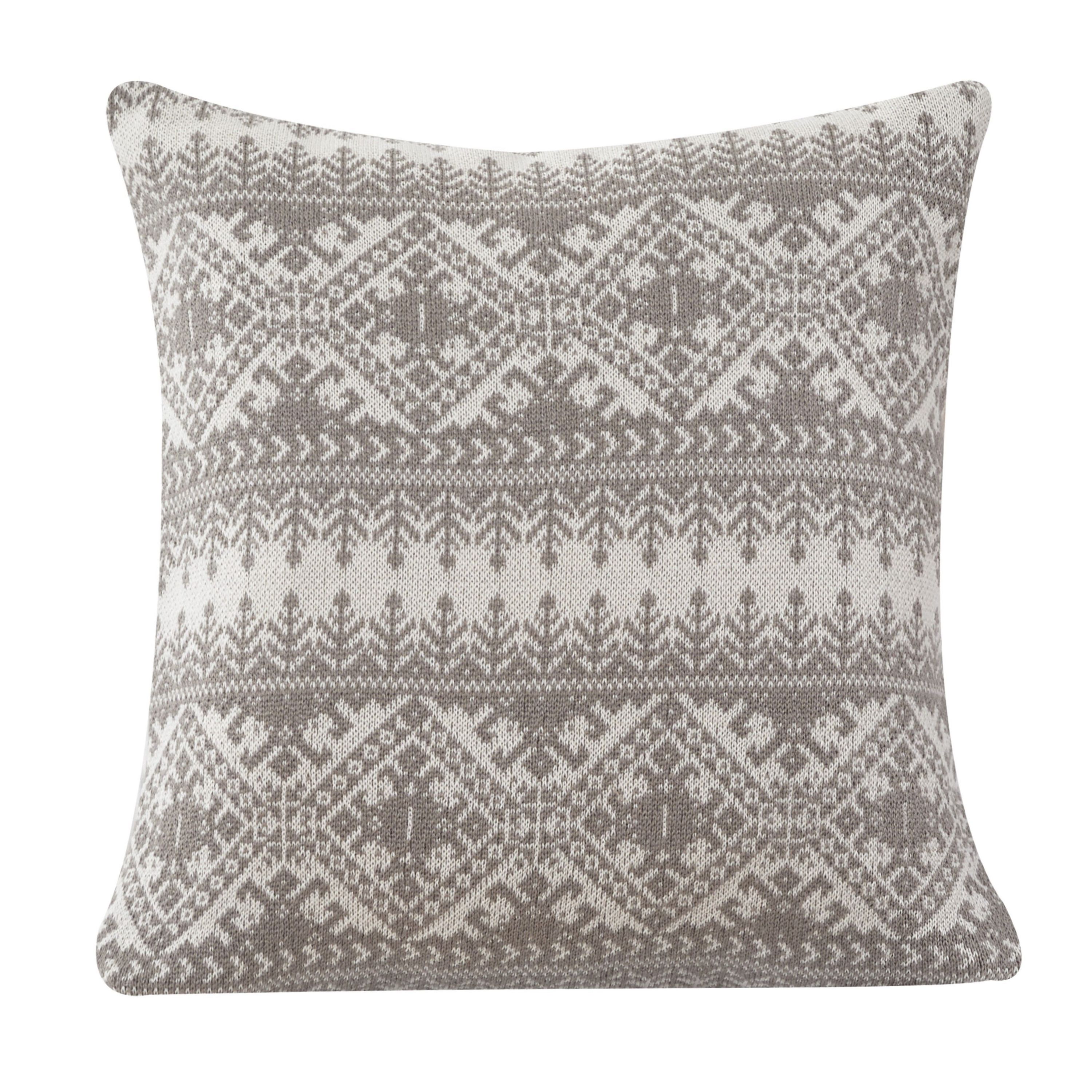Fair Isle Knit Euro Sham