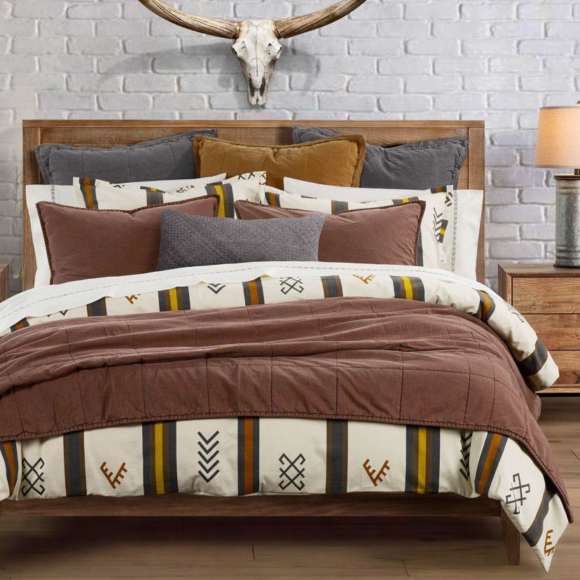 Toluca Canvas Duvet Cover Set