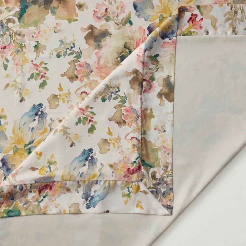 Jardin Lyocell Watercolor Floral Comforter Set, 3-Piece