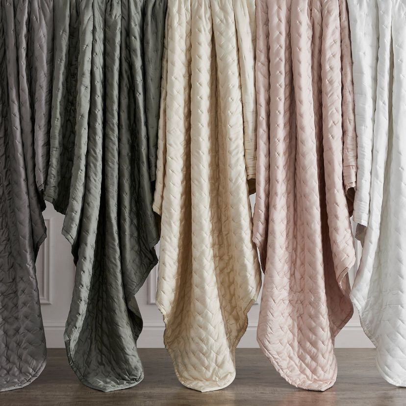 HiEnd Accents Premium 100% Lyocell Silky Soft Modern Contemporary 1 Piece Quilt